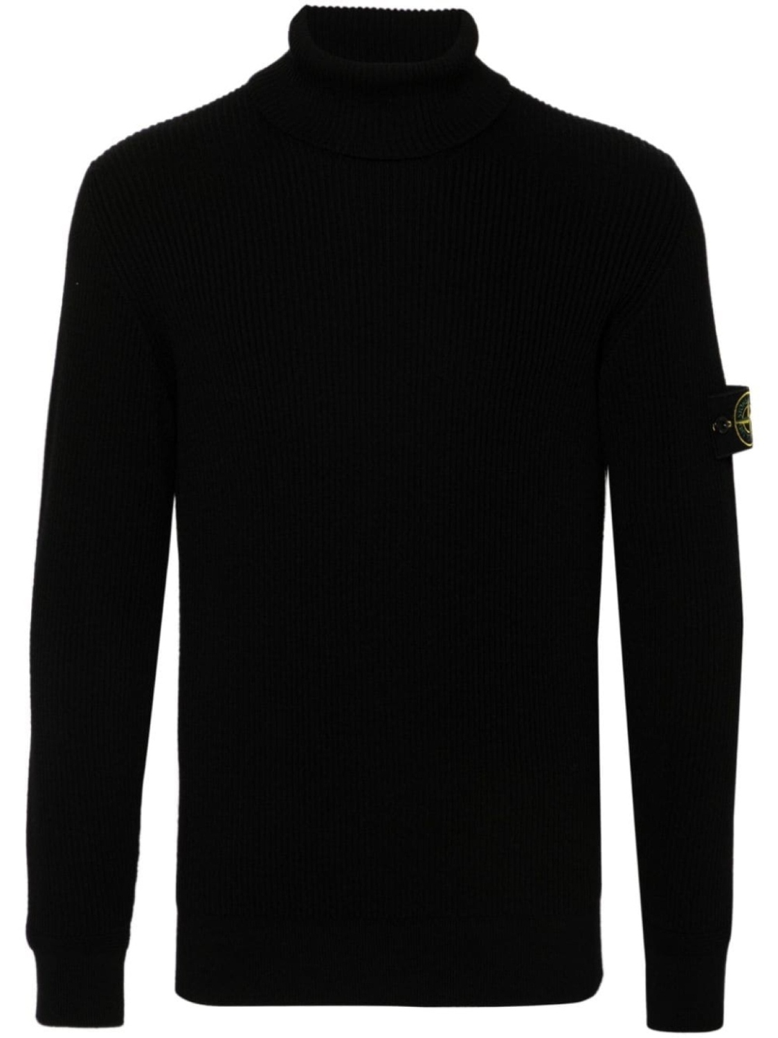 

Stone Island шерстяной джемпер с нашивкой Compass, черный