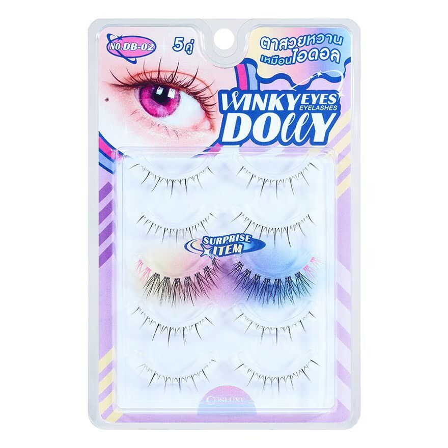 

Cosluxe Ресницы Winky Eyes Dolly, 5 пар, № DB-02, DB-
