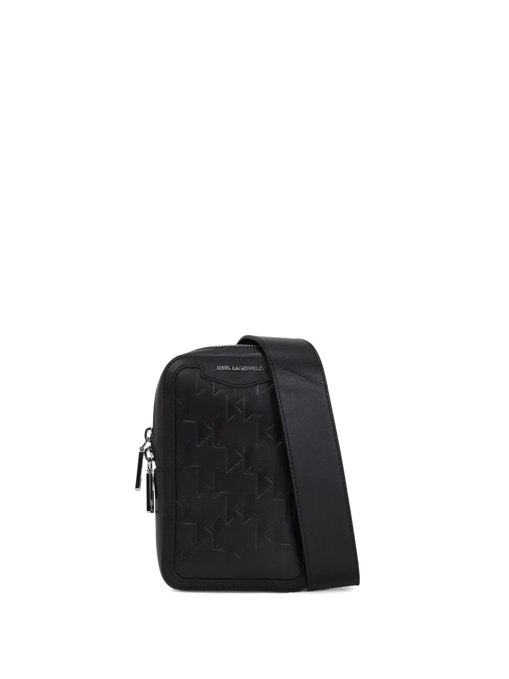 

Маленькая сумка-мессенджер K/Loom Karl Lagerfeld, черный