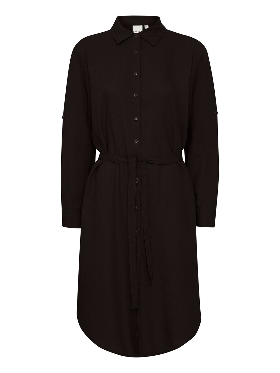 

Платье-рубашка ICHI Lino, Black