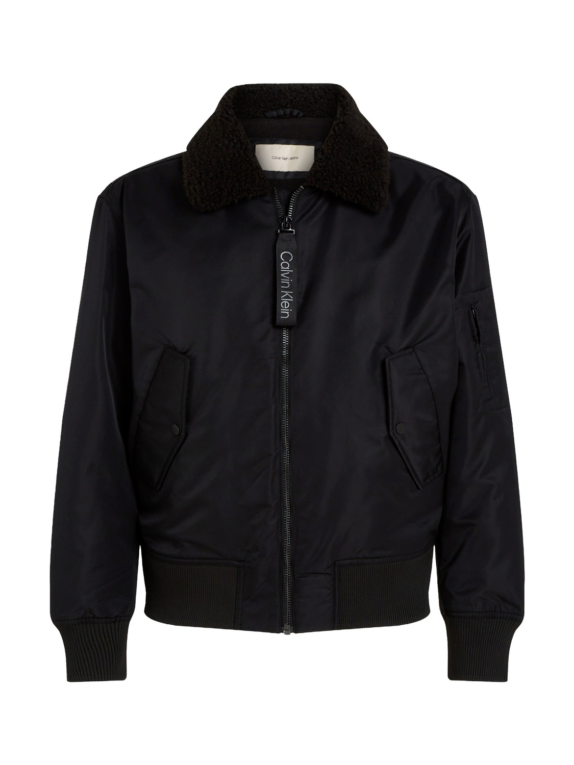

Куртка giacca aviatore in nylon Calvin Klein, черный
