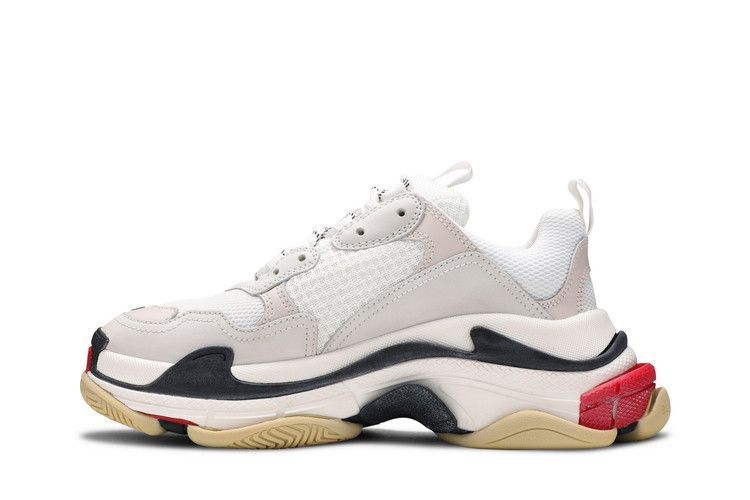Кроссовки Balenciaga Triple S 'White Black Red' — фото 4