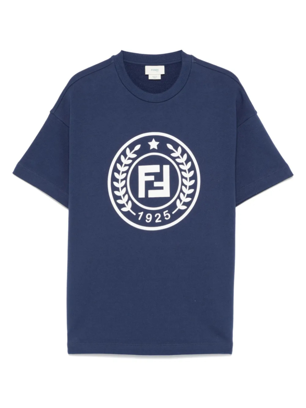 

Fendi Kids футболка с логотипом FF, синий