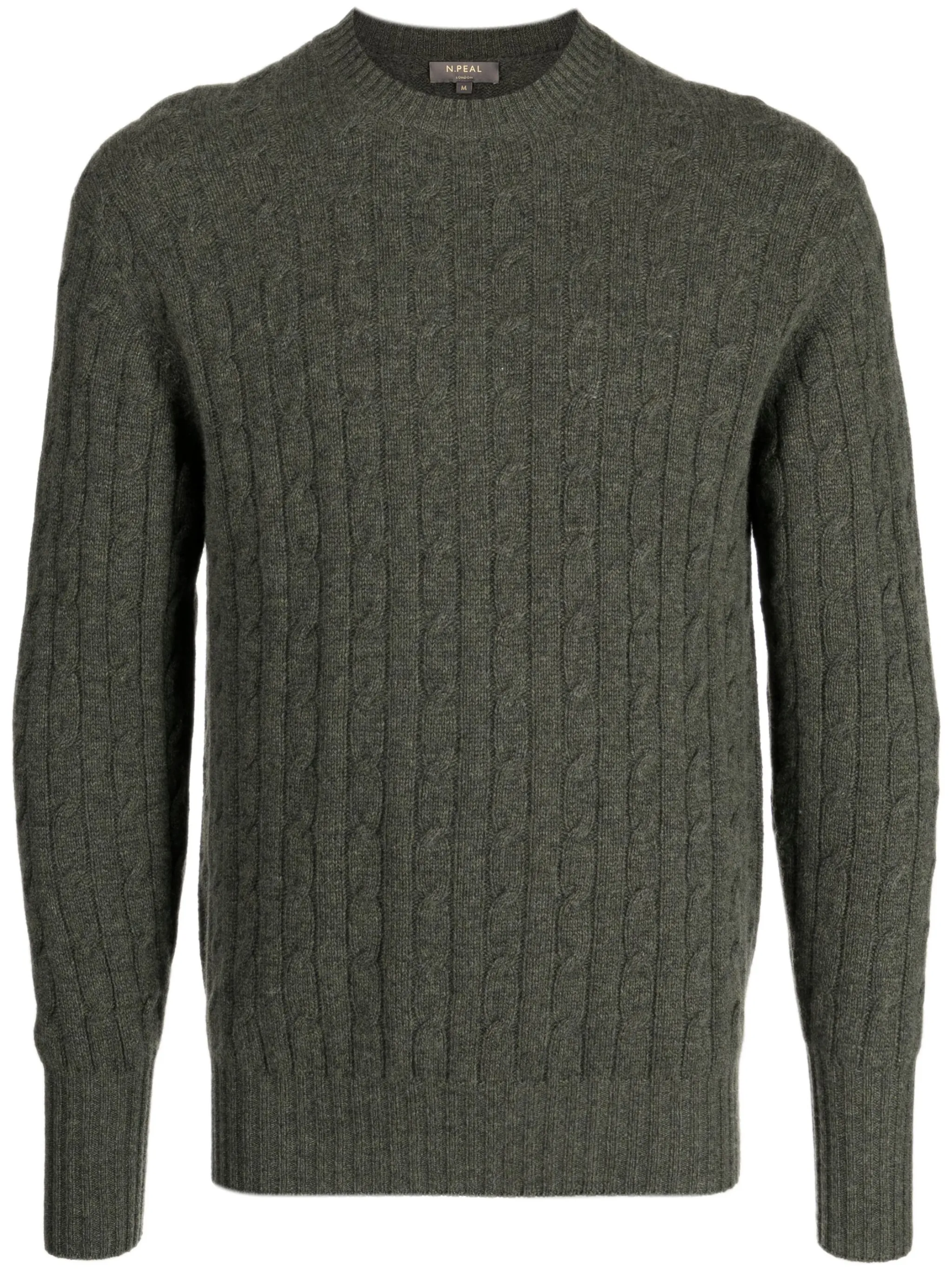 

Кашемировый джемпер The Thames N.Peal, зеленый