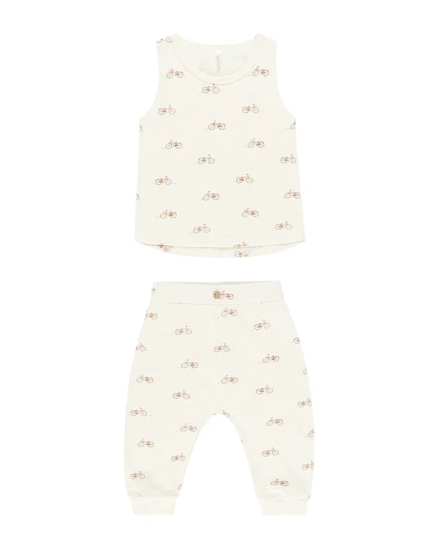 Комплект из майки и свободных брюк от Rylee + Cru Collective, Multi — фото 2
