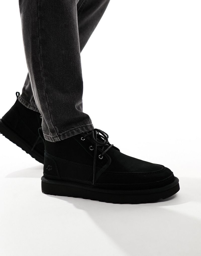 

Черные мокасины UGG Neumel
