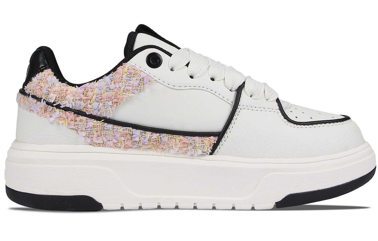 MLB Chunky Liner Chunky Sneakers Unisex низкие бело-розовые — фото 3