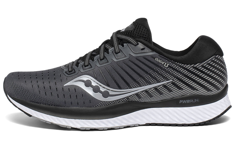 

Guide 13 Кроссовки мужские низкие черные/белые/серебристые Saucony