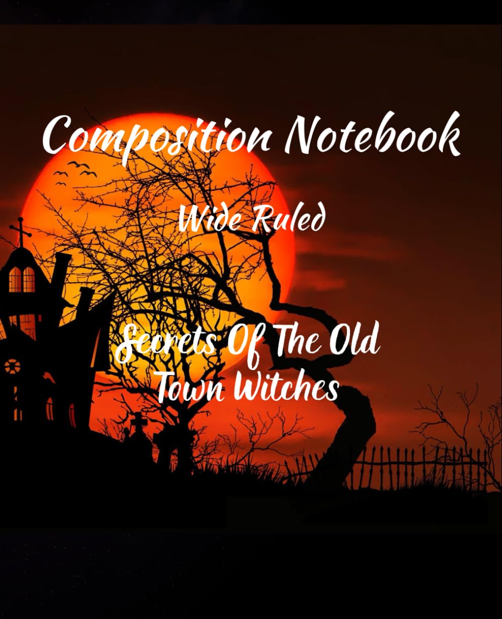 

Composition Notebook Wide Ruled: Secrets of the old town witches