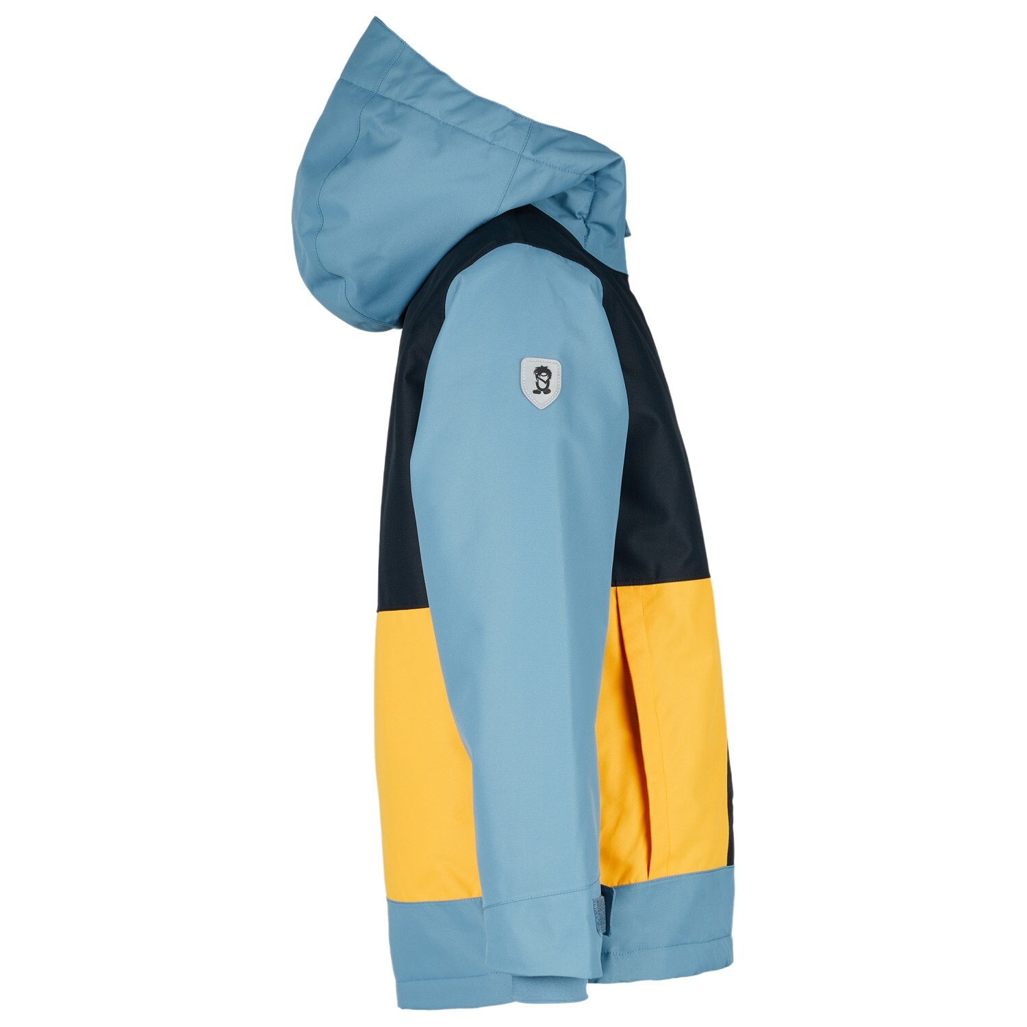 Зимняя куртка Trollkids Kid's Rauland, цвет Black/Steel Blue/Mango — фото 3