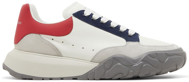 

Кроссовки Alexander McQueen Court Trainer 'White Multi-Color', белый