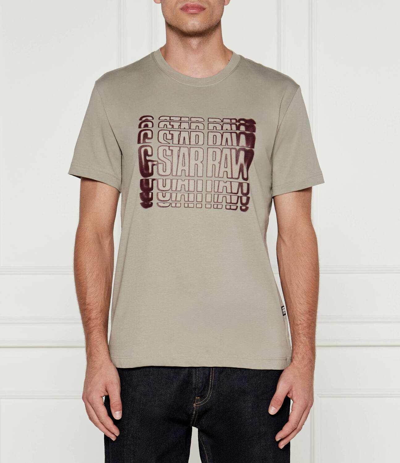 

Футболка G- Star Raw Regular Fit, бежевый