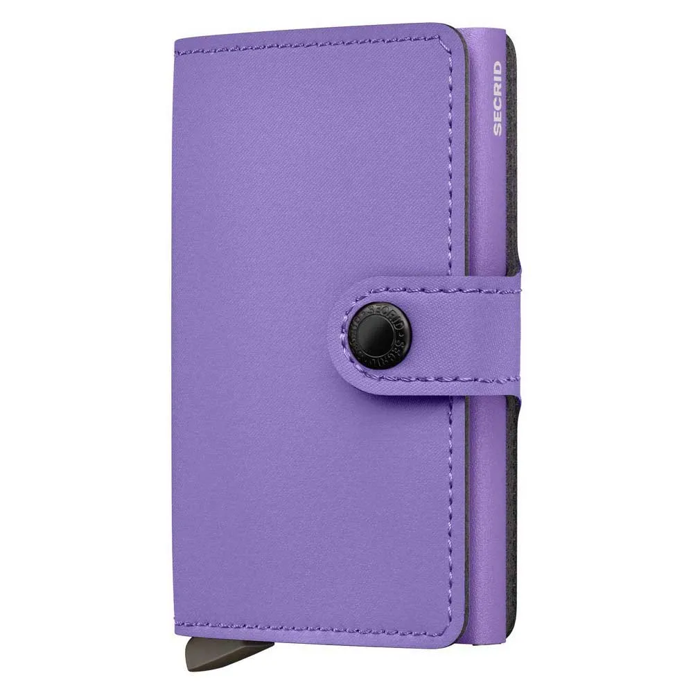 

Кошелек Secrid Miniwallet Yard powder leather, фиолетовый