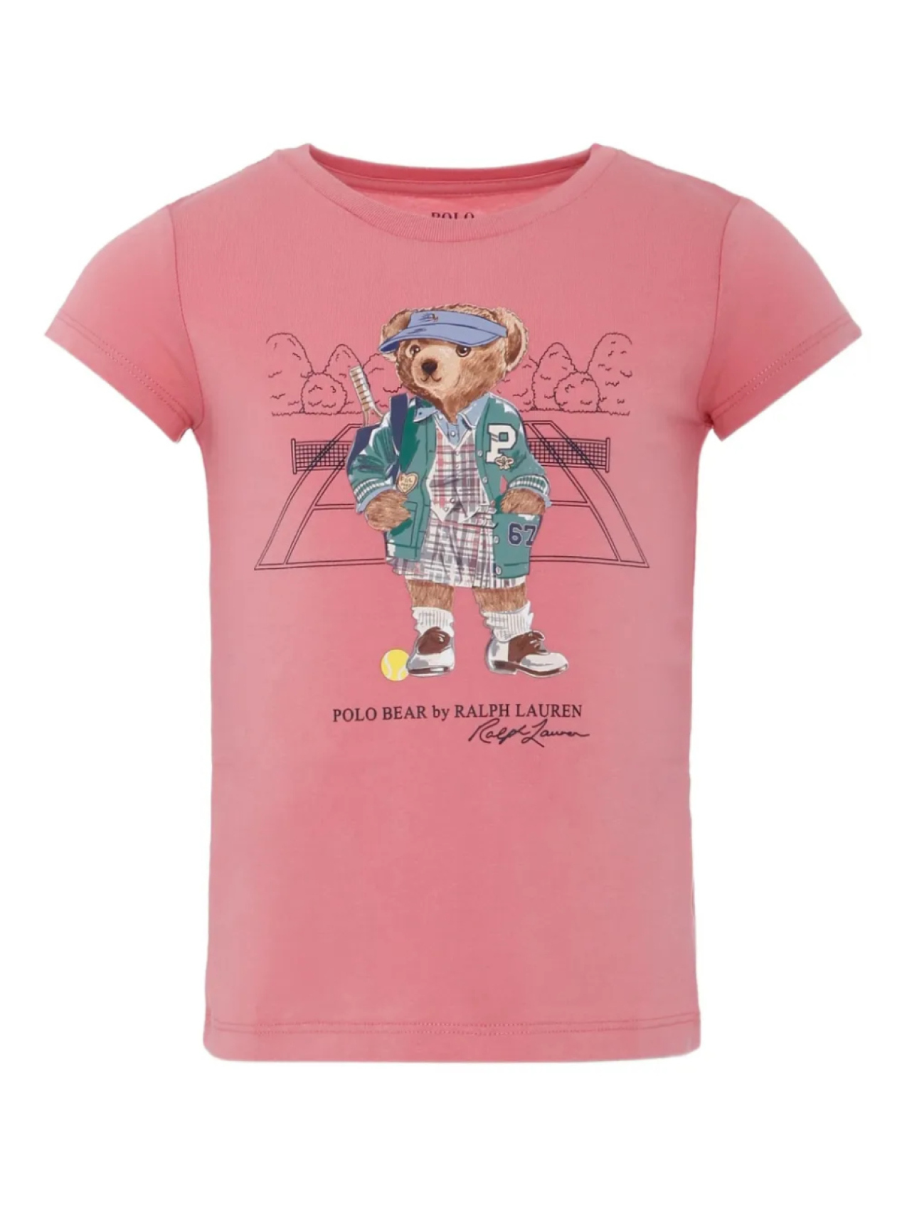 

Футболка Polo Bear с принтом POLO RALPH LAUREN KIDS, розовый