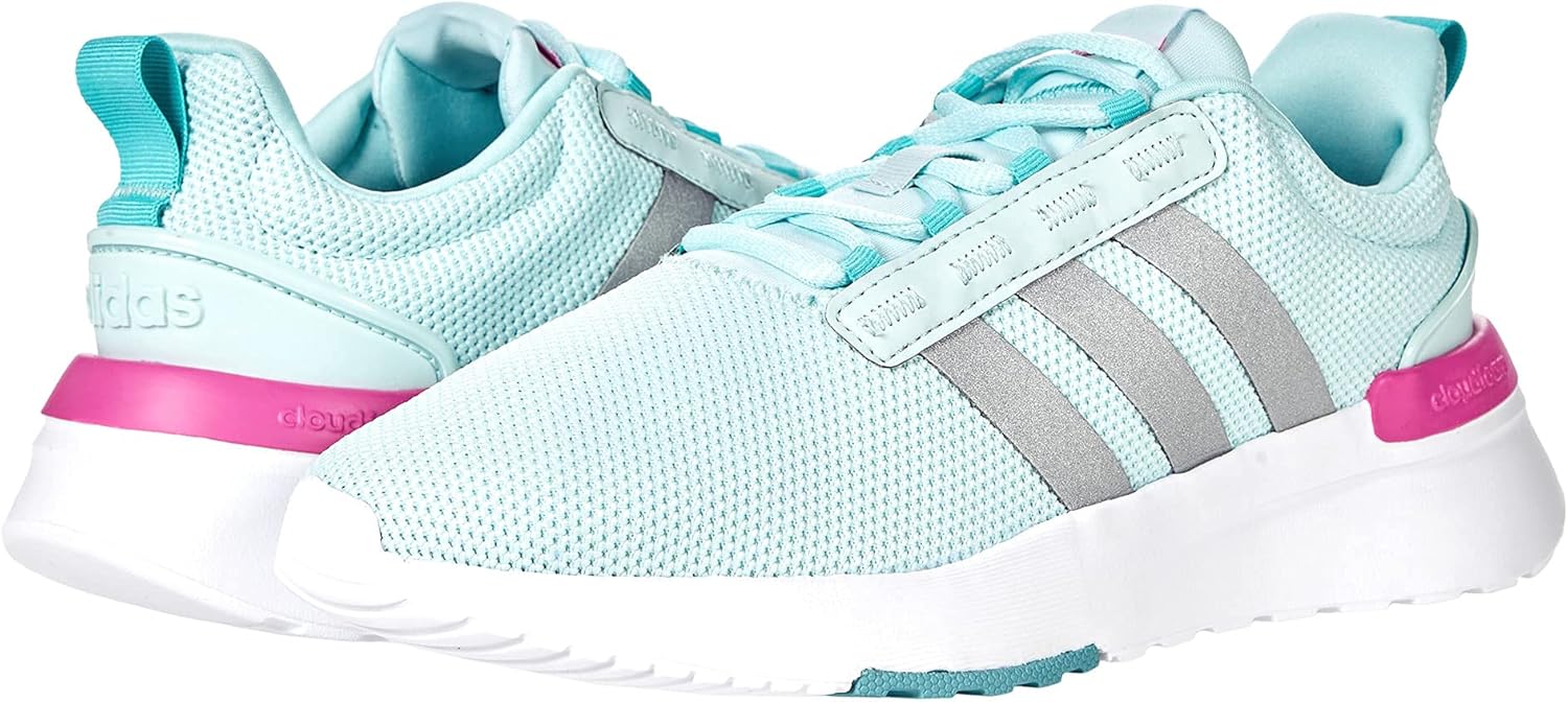 Кроссовки для бега adidas Racer TR21 для детей и подростков, розовый/мятный — фото 2