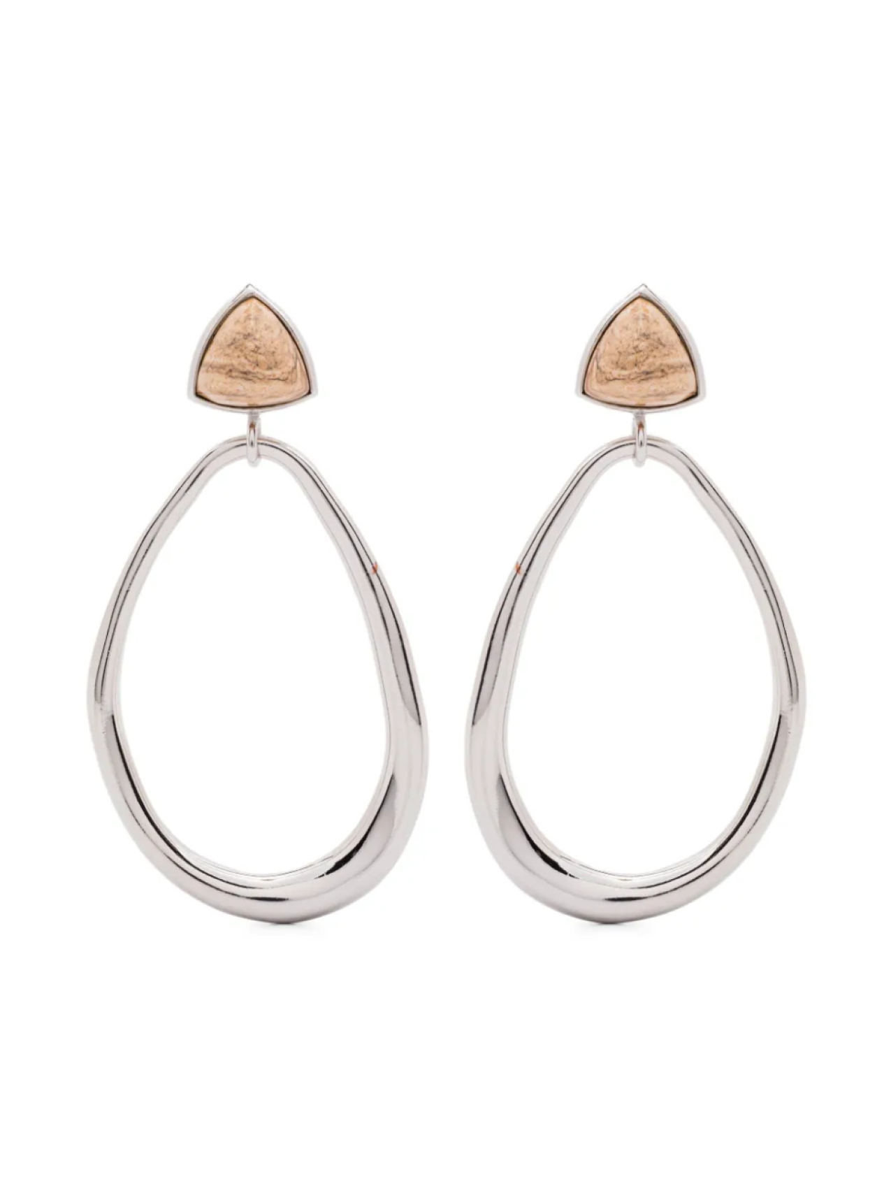 

ISABEL MARANT серьги с камнями, серебряный