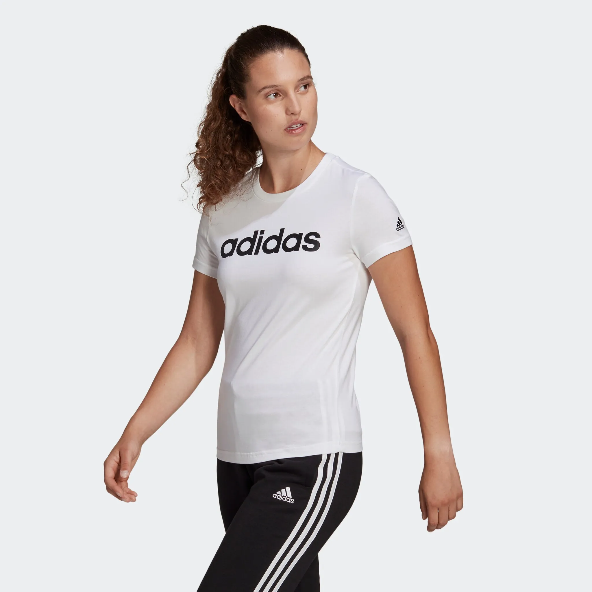 

Футболка Adidas Sportswear "W LIN T", белый