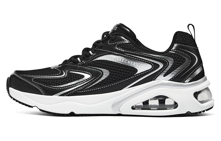 

Skechers Износостойкие и легкие кроссовки с низким верхом для повседневного бега, черные, мужские