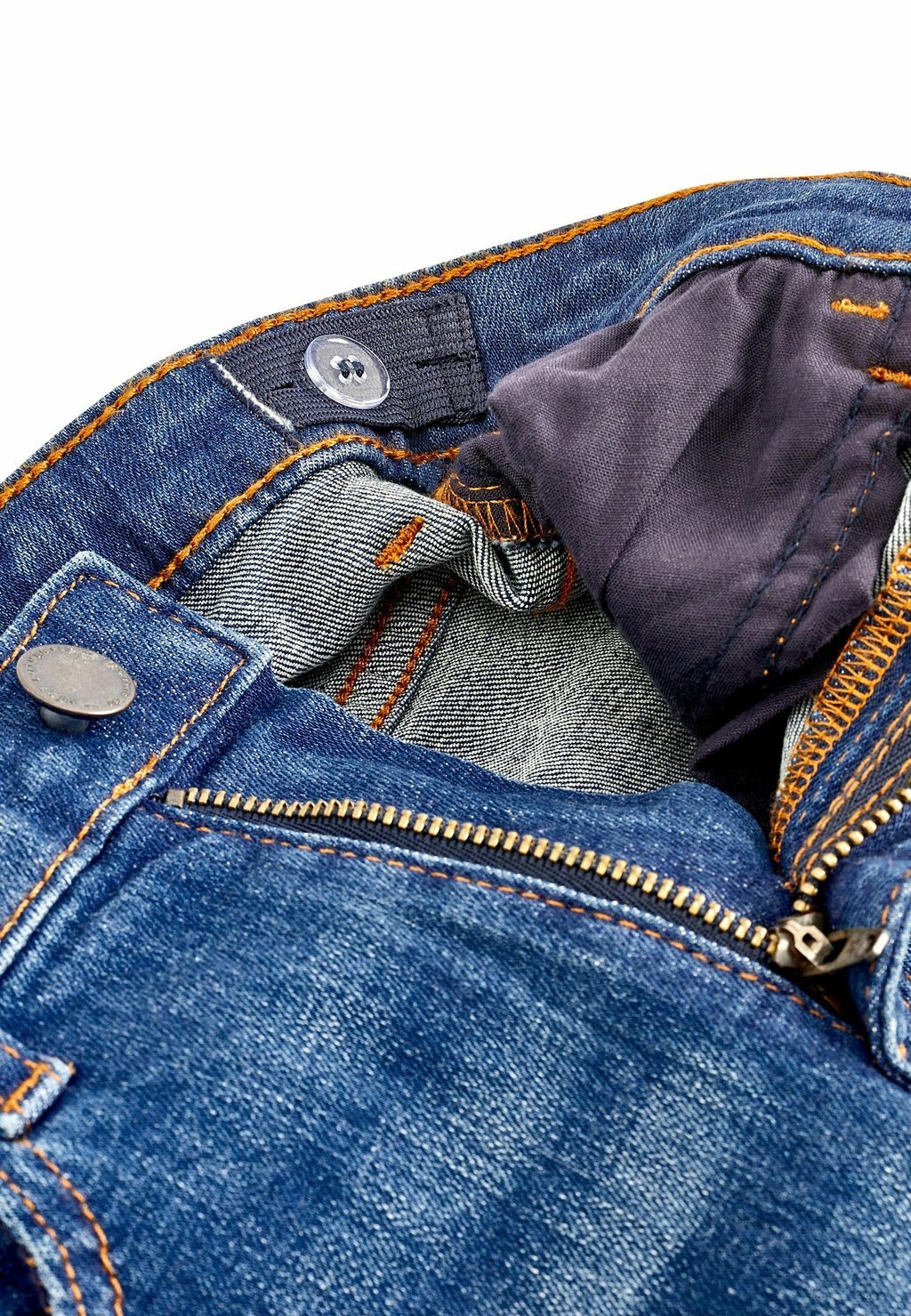 Джинсы свободного кроя FIVE POCKET LOOSE FIT. Next, цвет blue — фото 3