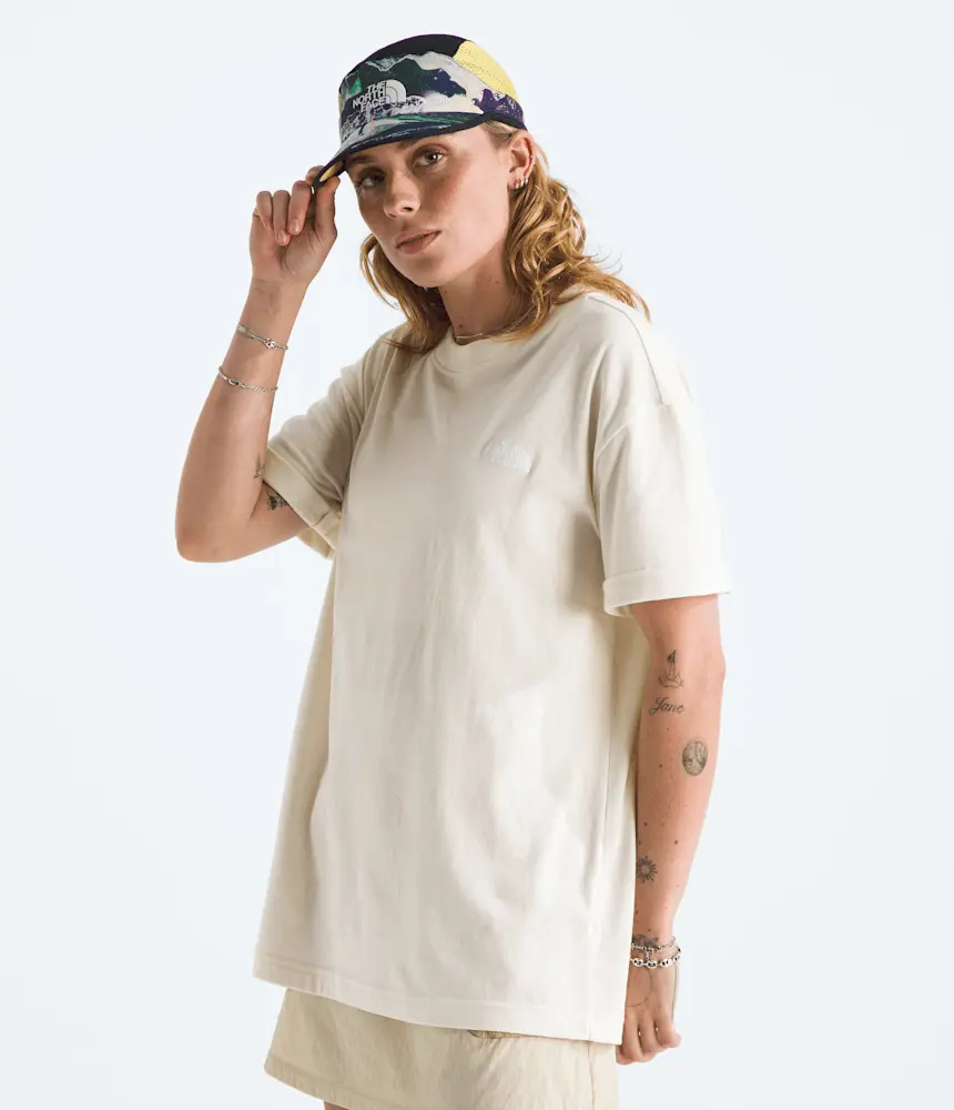 

Женская футболка Evolution с коротким рукавом и свободным кроем The North Face, White Dune