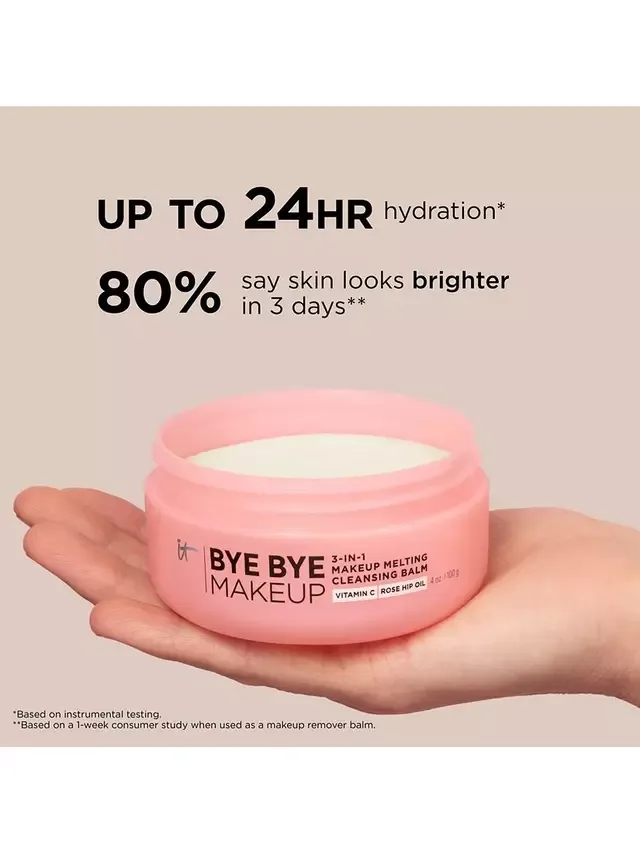 Средство для снятия макияжа It Cosmetics — Очищающий бальзам-бальзам -в-1 Bye Bye Makeup, 100 г — фото 3
