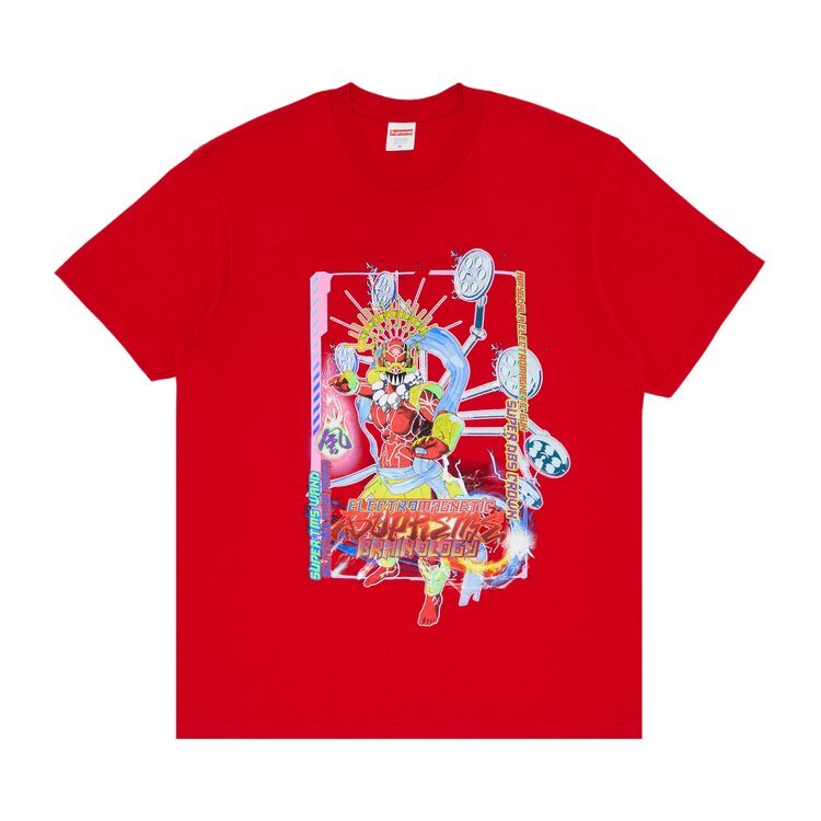 

Футболка Supreme Electromagnetic Tee, красный