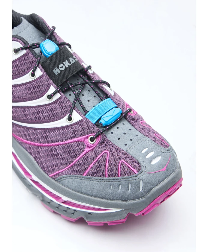 Кроссовки из сетки с усилением из ТПУ Hoka One One, фиолетовый — фото 2
