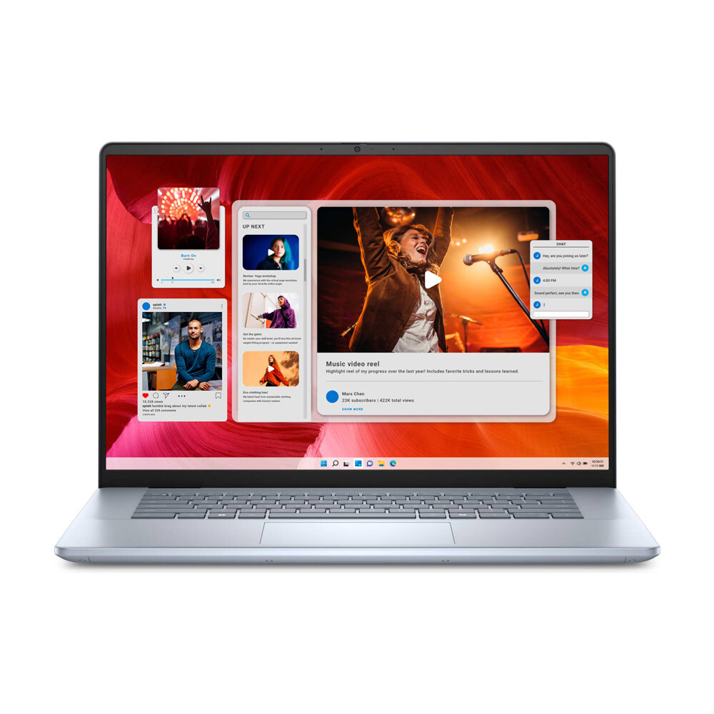 

Ноутбук Dell Inspiron 16 Plus 7640, 16" 2.5К 120 Гц, 16ГБ/512ГБ, Ultra 9 185H, Intel Arc, голубой, английская клавиатура