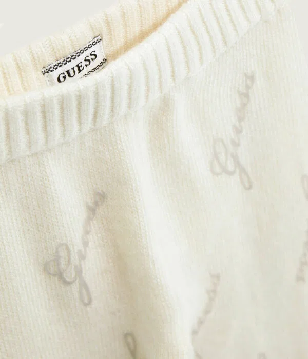 Детский комплект для девочки Regular Fit с добавлением шерсти Guess, Crema — фото 4