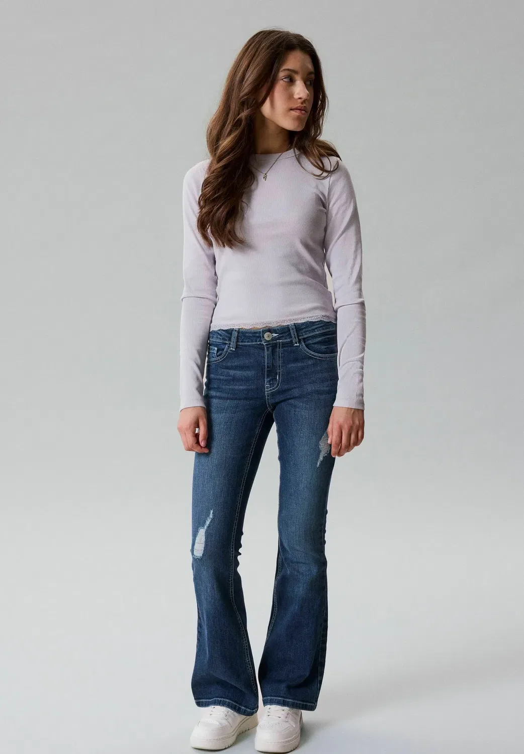 Джинсы-Клеш - джинсы-клеш Lmtd, Dark Blue Denim