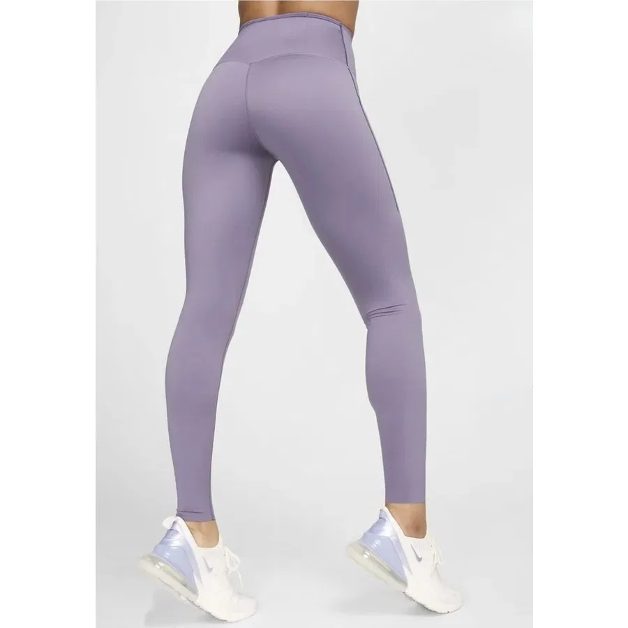 Спортивные леггинсы Nike Dri-Fit Universa Medium-Support High-Waisted 7/8 Training, Фиолетовый — фото 4