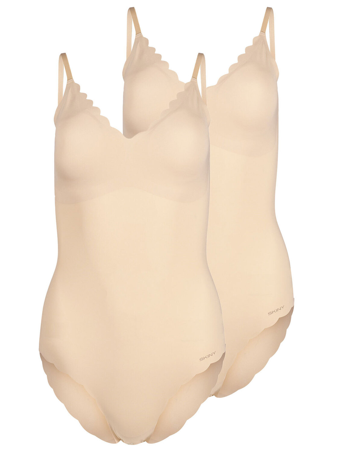 

Боди Skiny 2er Pack herausn. Pads, бежевый