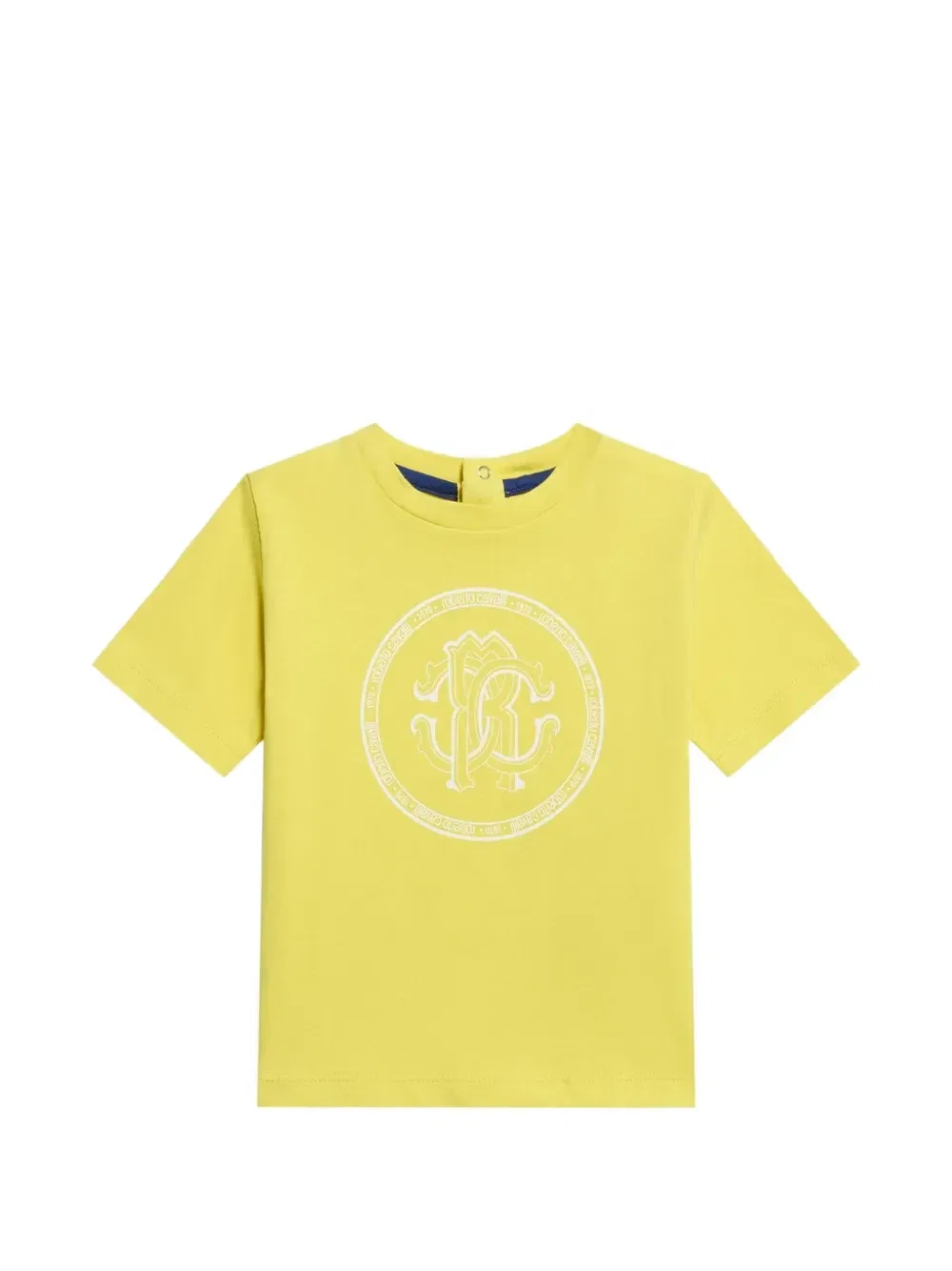 Футболка с логотипом Roberto Cavalli Junior, желтый