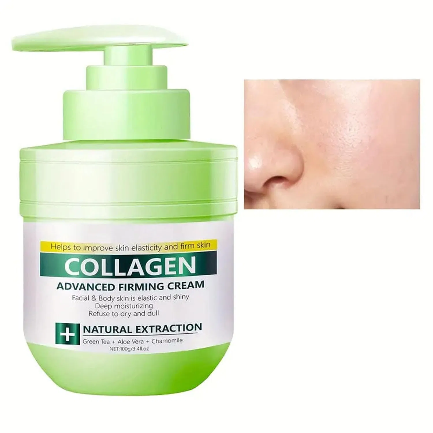 Крем для тела коллагеновый увлажняющий NTHFECG, 100 г — фото 3