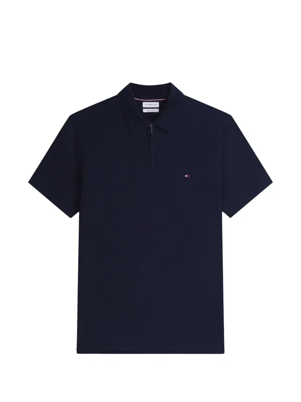 Поло с застежкой-молнией Tommy Hilfiger, синий