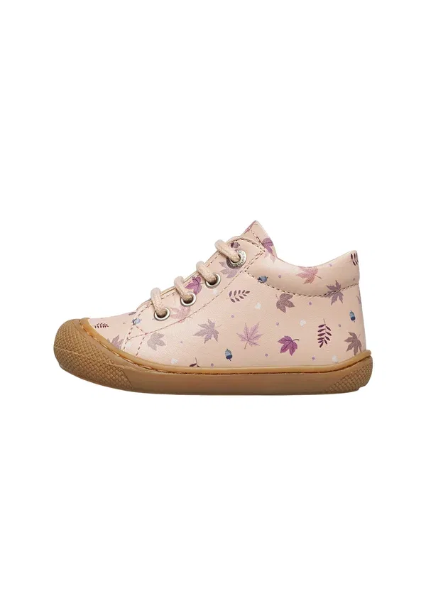 Ботинки кожаные Touch-strap shoes Naturino, Puderrosa, пудрово-розовый