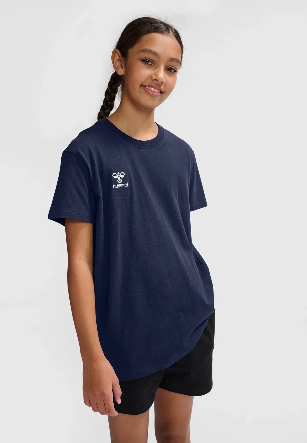 Футболка унисекс - базовая модель Hummel, Marine
