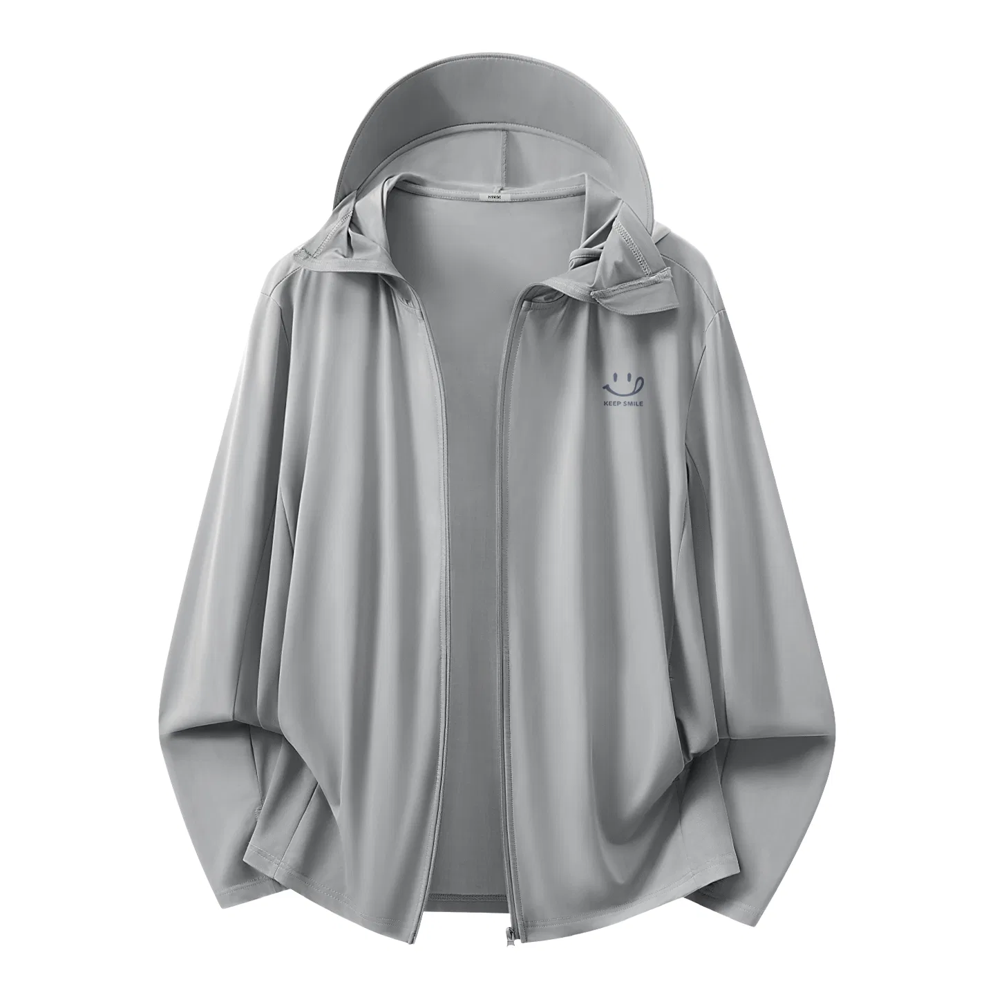 Детская ветровка с защитой от солнца Keep Smiling Chest Logo MINISO, Dark Gray