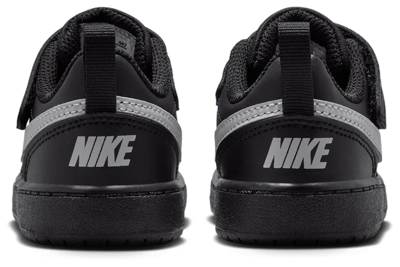 Кроссовки для мальчиков Court Borough Low Recraft Nike, цвет Black/Black/Grey Fog — фото 3