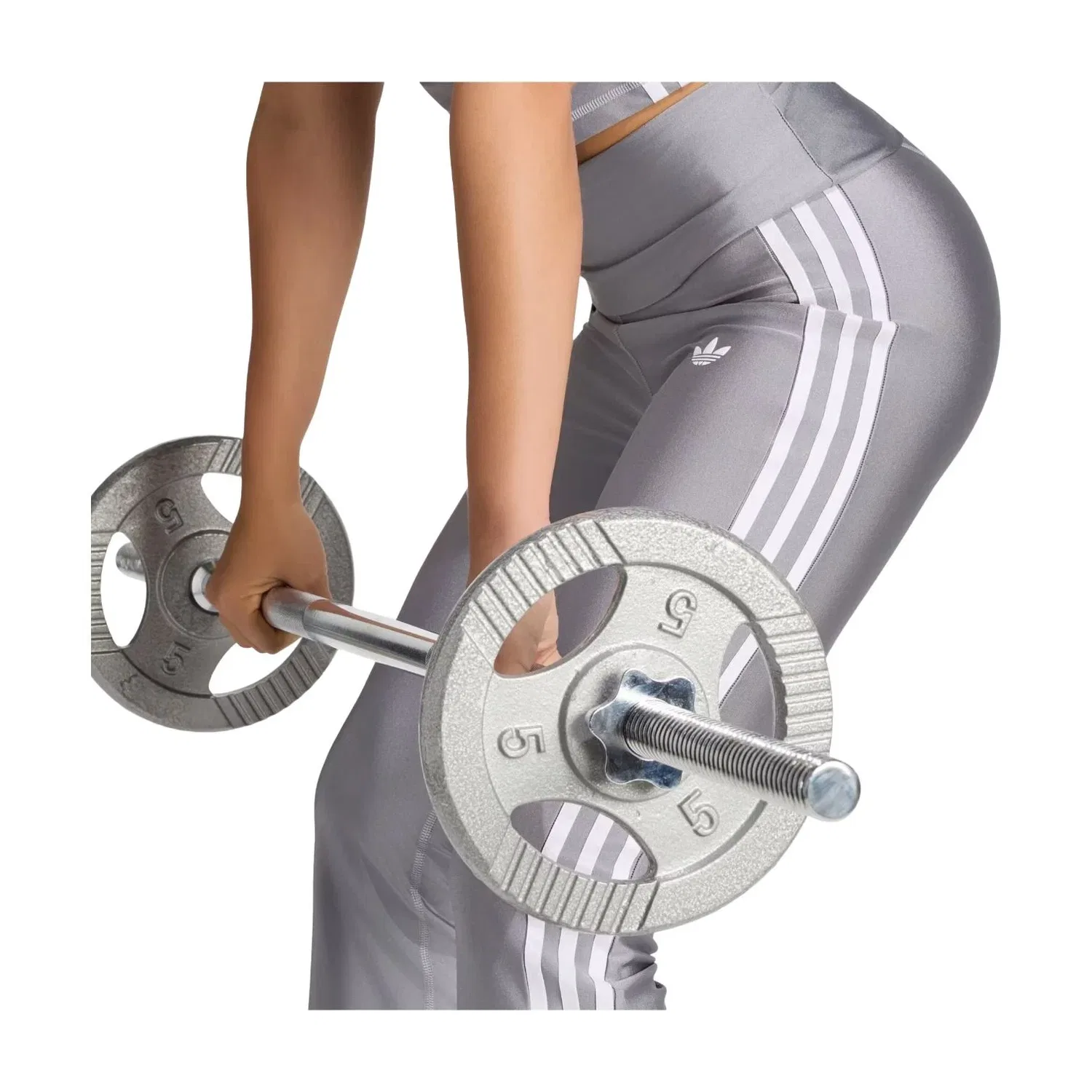 Женские леггинсы с длинным рукавом Adidas Sport Superstar Full Length Legging, серый — фото 4