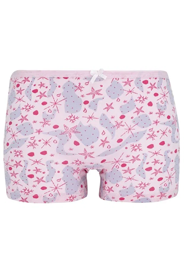 Детские боксеры для девочек хлопковые комплект 5 штук Biyokids, Mixed Colored — фото 3
