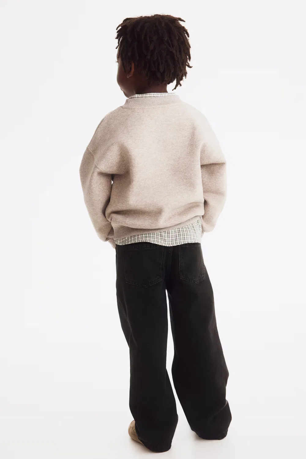 Джинсы свободного кроя H&M, Schwarz — фото 3