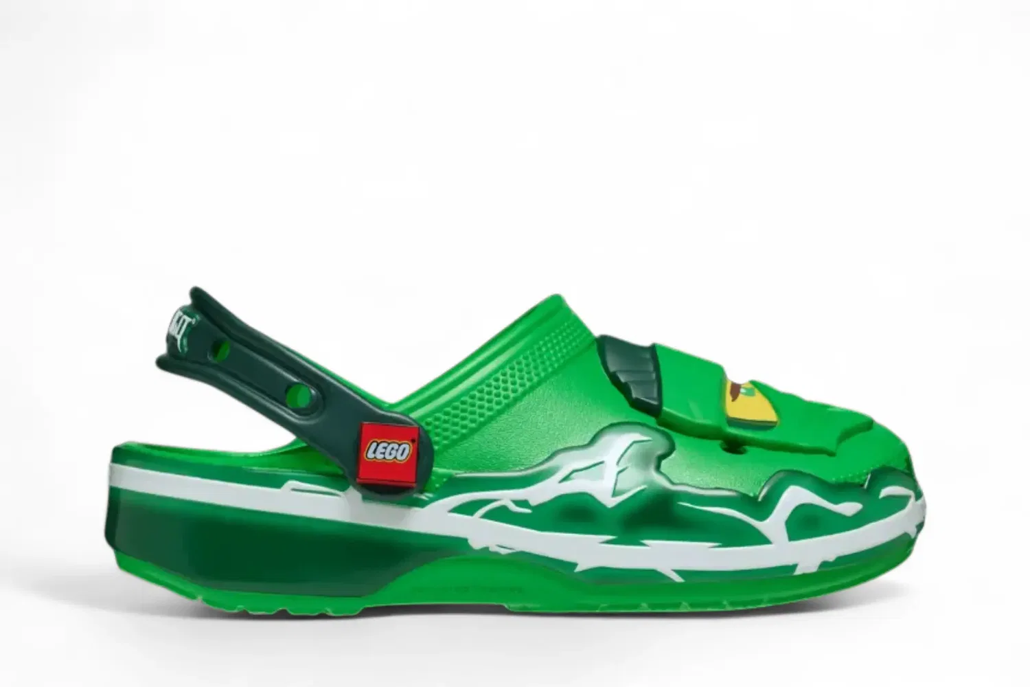 Сабо Lego x Crocs Classic Clog Big Kid, зеленый