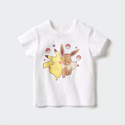 

Футболка детская Uniqlo Pokemon, белый