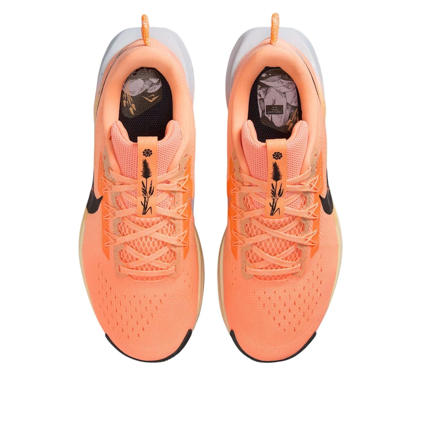 Кроссовки (WMNS) Nike Pegasus Trail 5 'Pulse Orange Phantom Gypsum Black' — фото 2