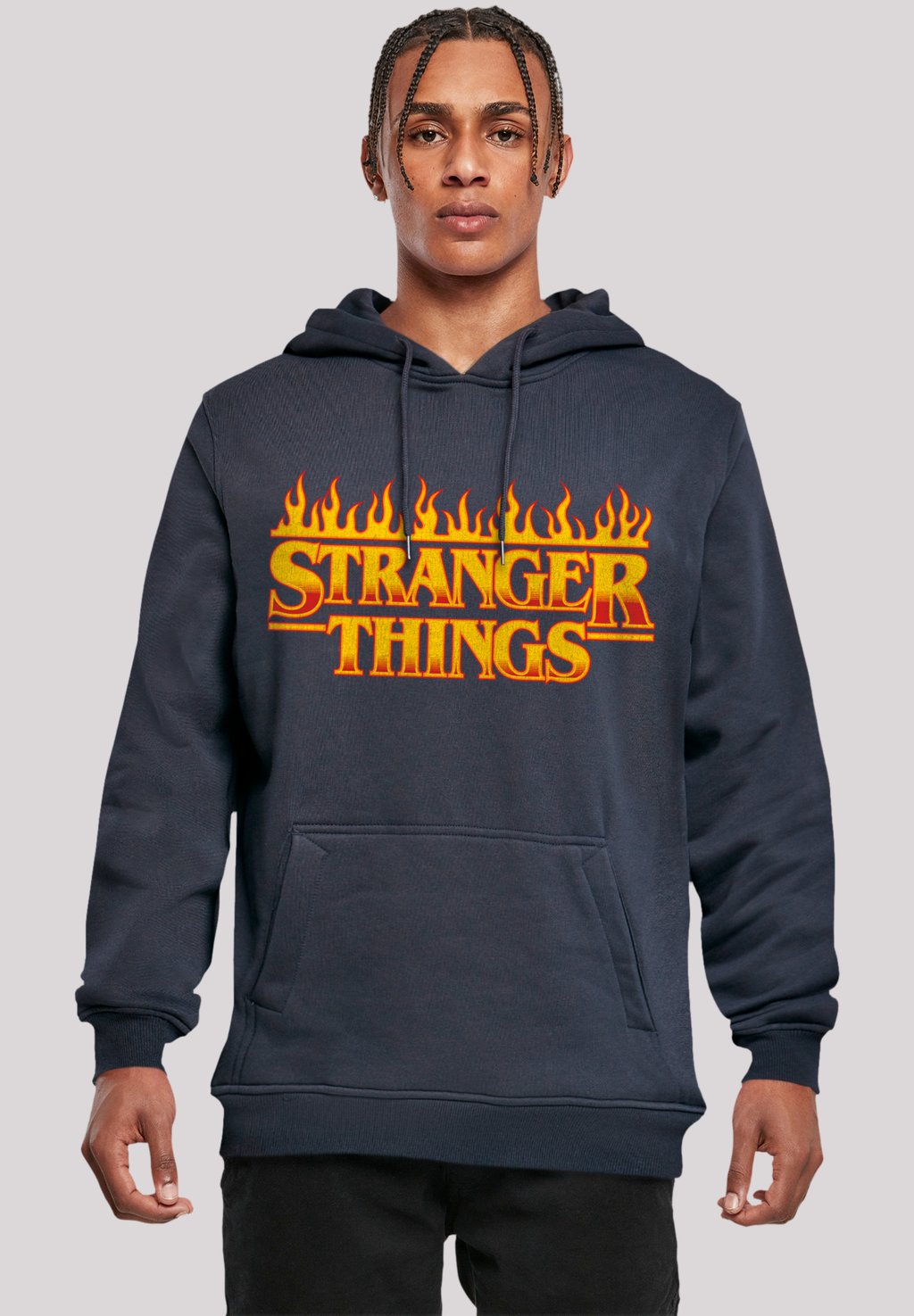 

Толстовка STRANGER THINGS FIRE LOGO NETFLIX TV SERIES - Hoodie F4NT4STIC, темно-синий
