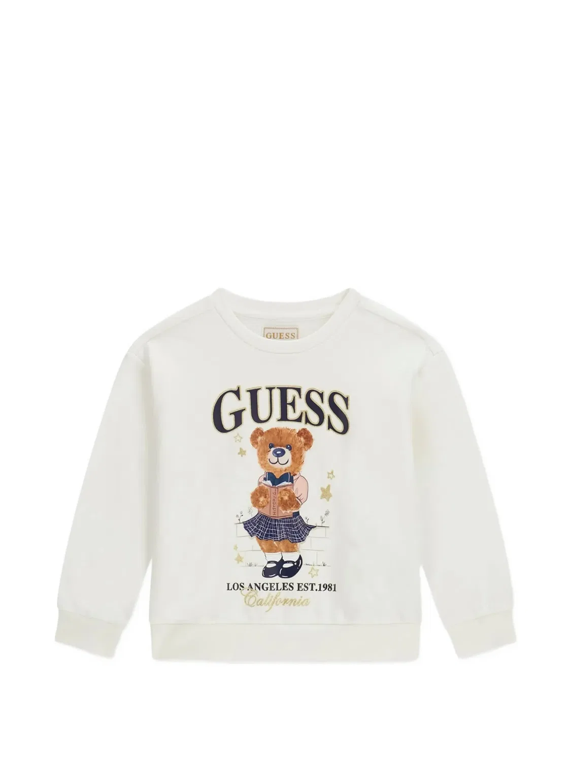 Толстовка с принтом Guess Kids, нейтральные цвета