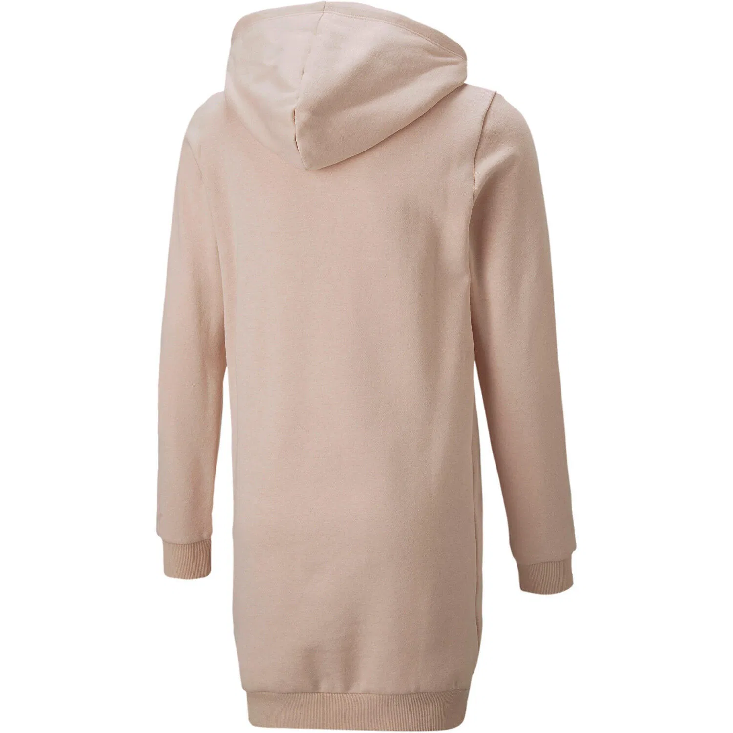Детское платье из футера Essentials Logo Hooded Dress Puma, Quarzrosa — фото 2