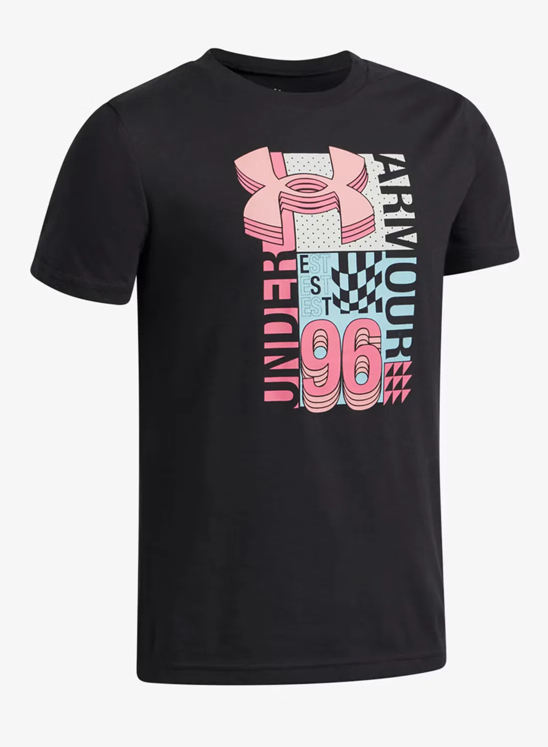 Футболка с принтом-коллажем логотипов Youth Under Armour, черный — фото 3