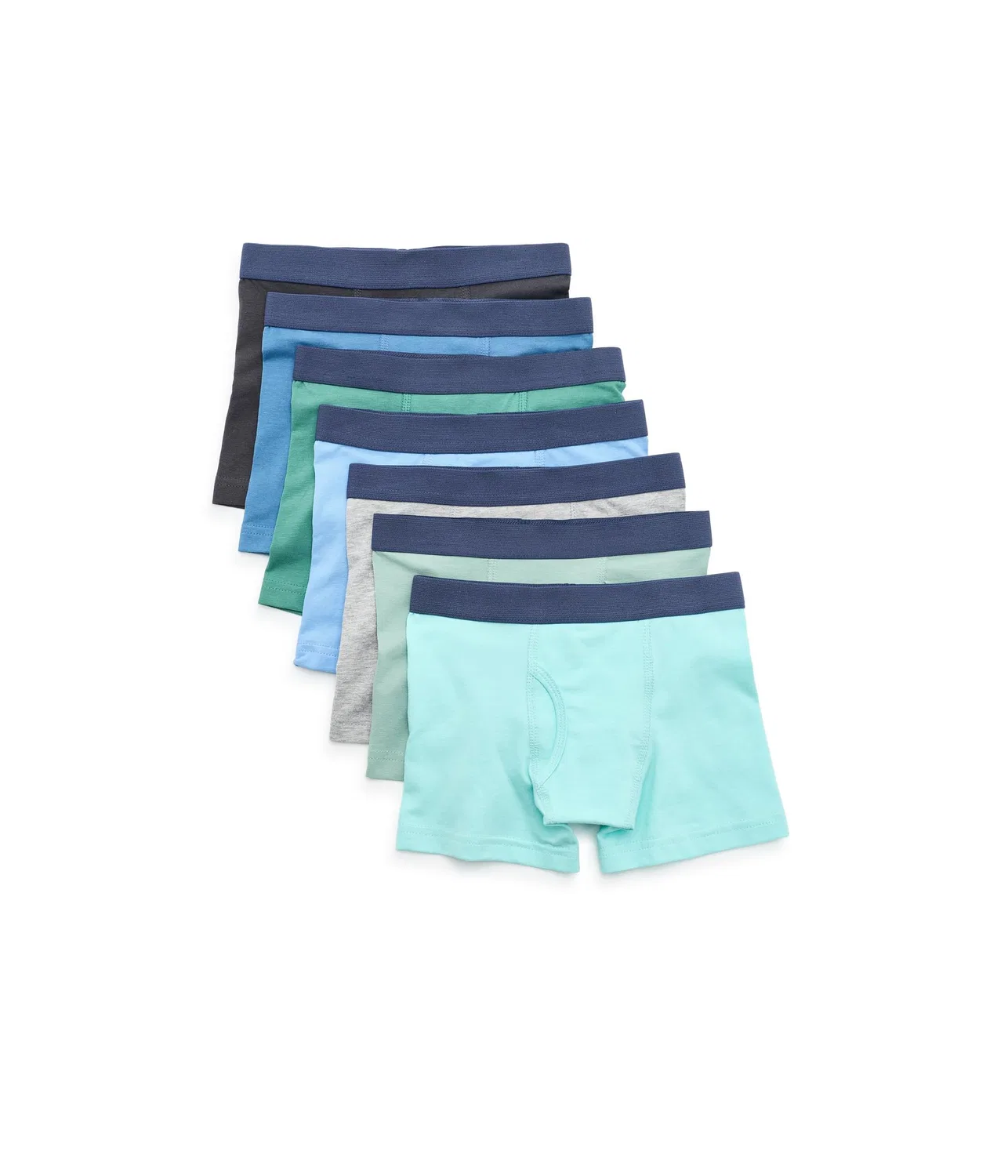 Боксеры, 7 пар (для малышей, маленьких и больших детей) Boxers 7-Pack (Toddler/Little Kid/Big Kid) Primary Kids, Neutral Mix